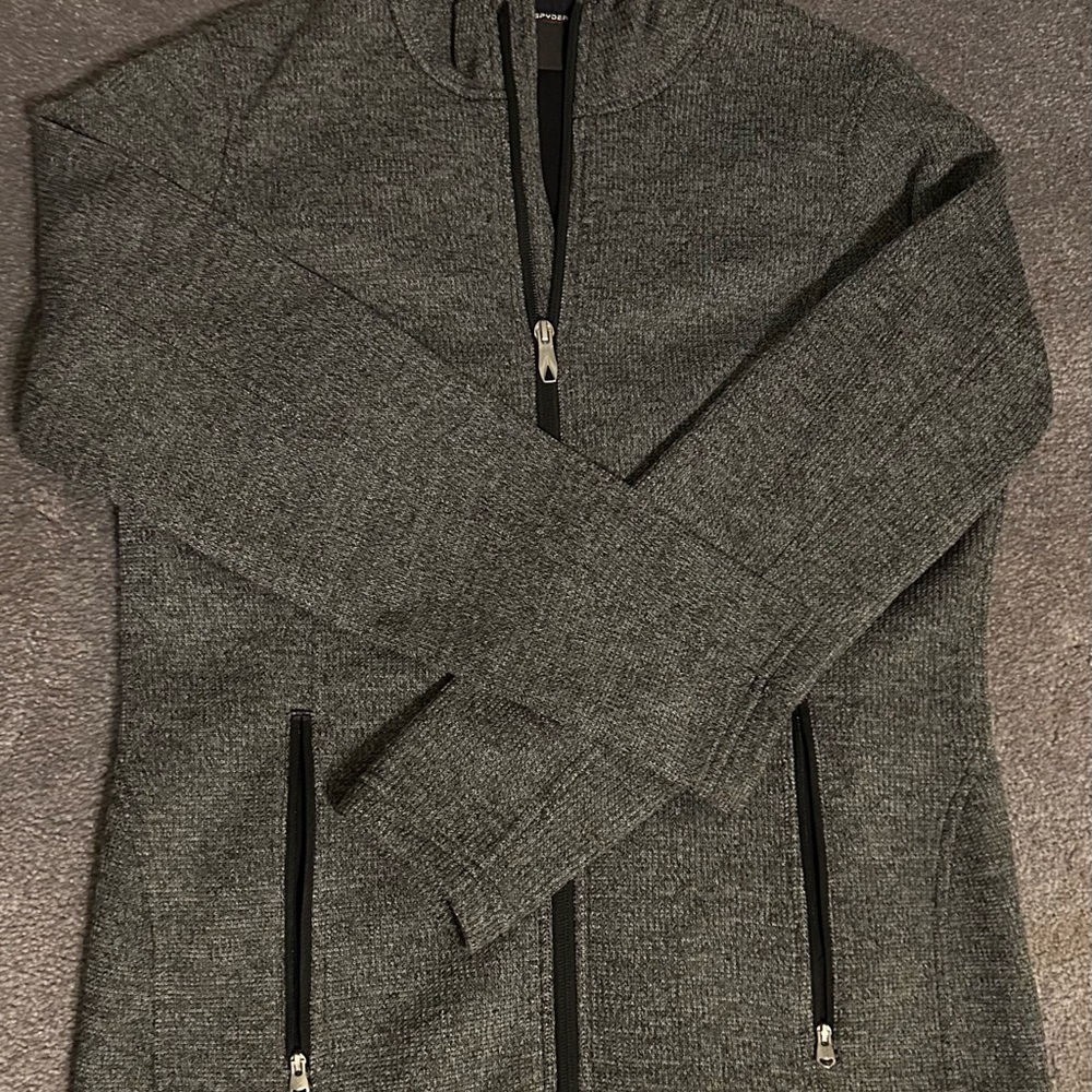 Spyder Woman’s endure  Charcoal Zip-Up Sweater